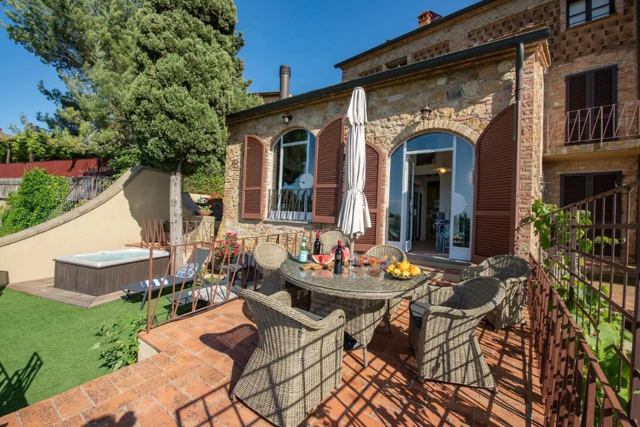 Villa Nel Borgo Di Castelfalfi Con Jacuzzi E Bellavista 0*,  Italien